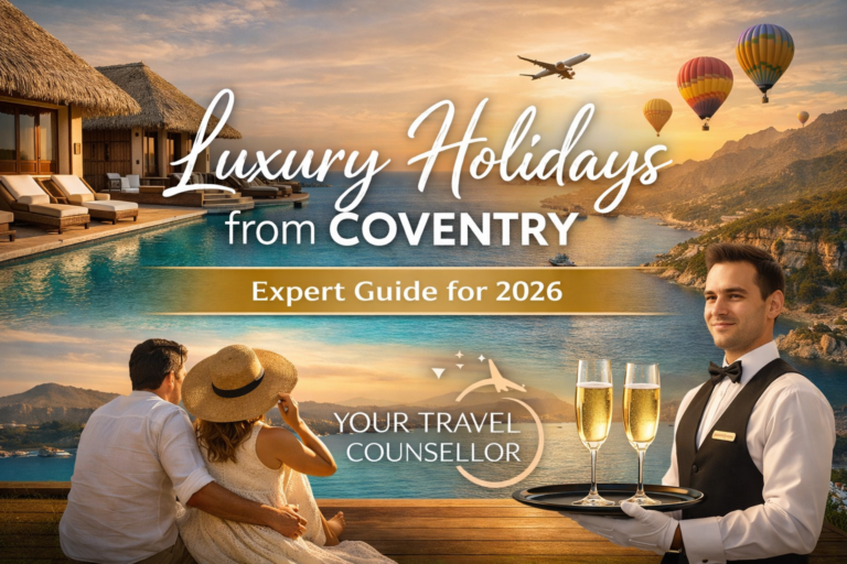Luxury holidays from Coventry with tailor-made travel, five-star destinations and expert travel planning